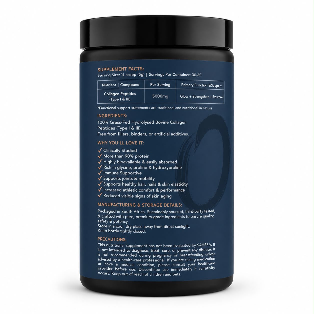 Grass-Fed Collagen Peptides | Type I & III Collagen | 300g